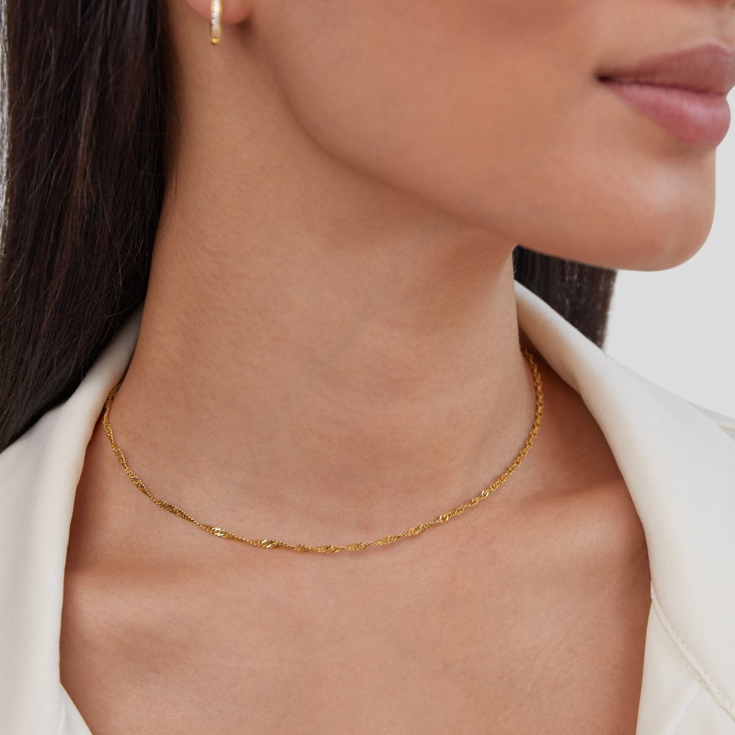 Virginia Twist Chain Necklace