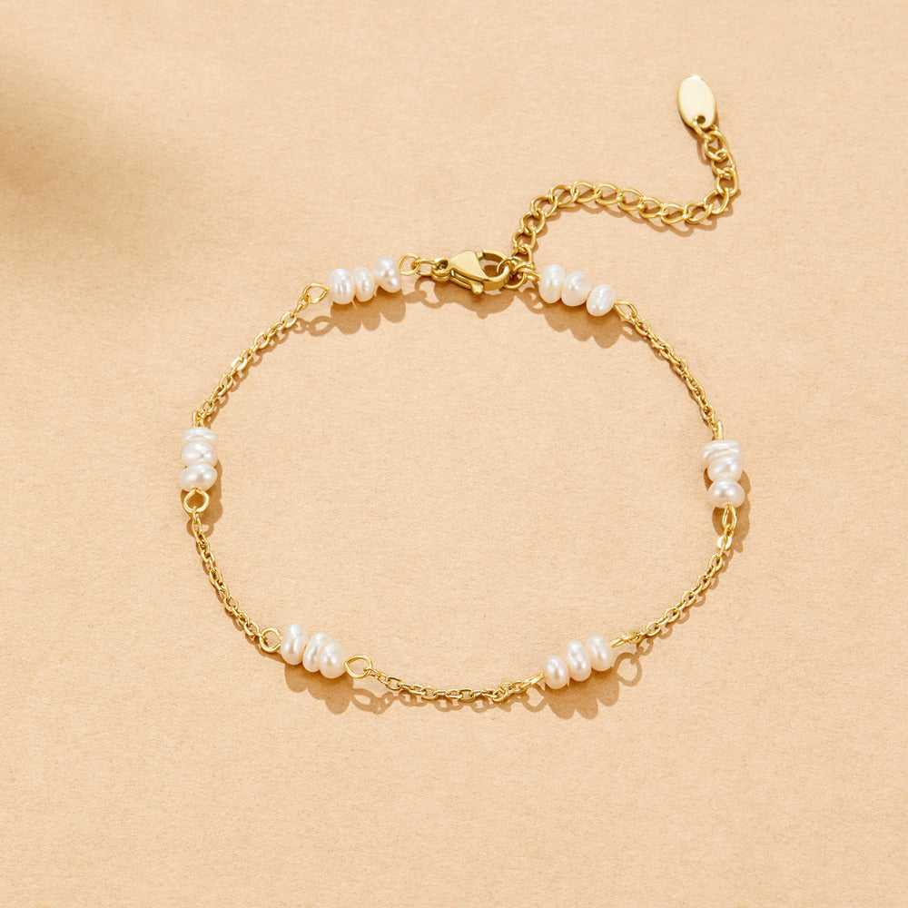 Nerina Pearl Anklet