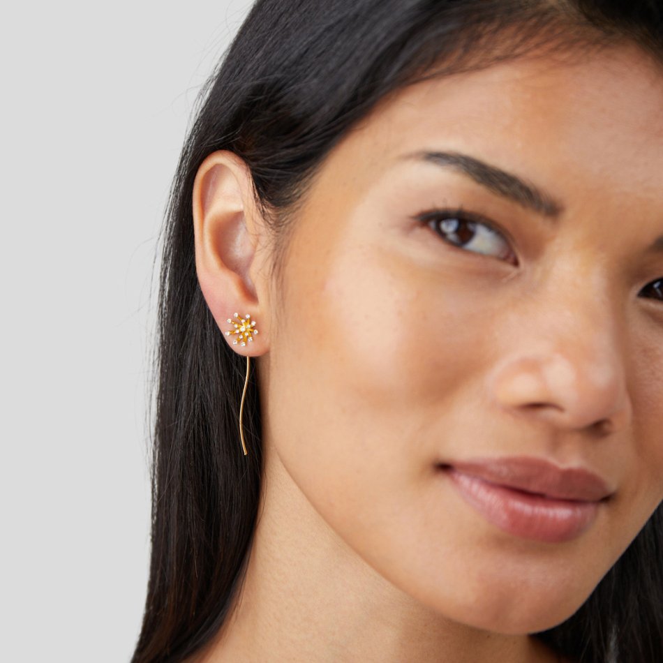 Zefira Dandelion Earrings