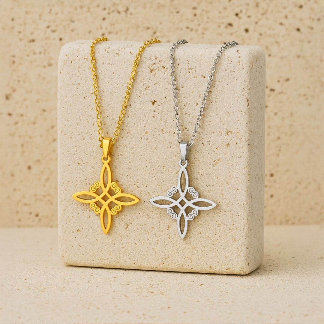 Protection Knot Shield Necklace