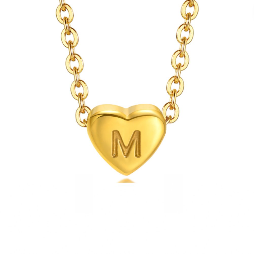 Diletta Heart Initial Bracelet