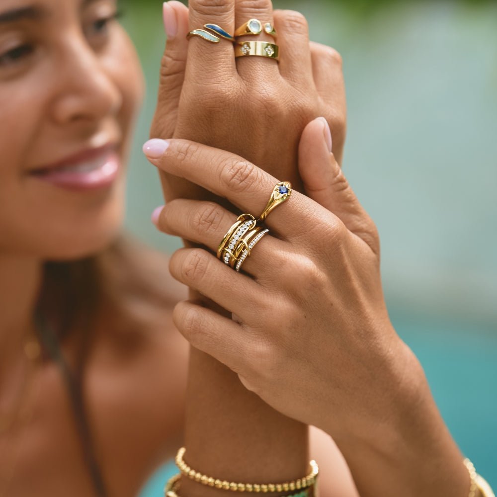 Portia Pavé Band Ring