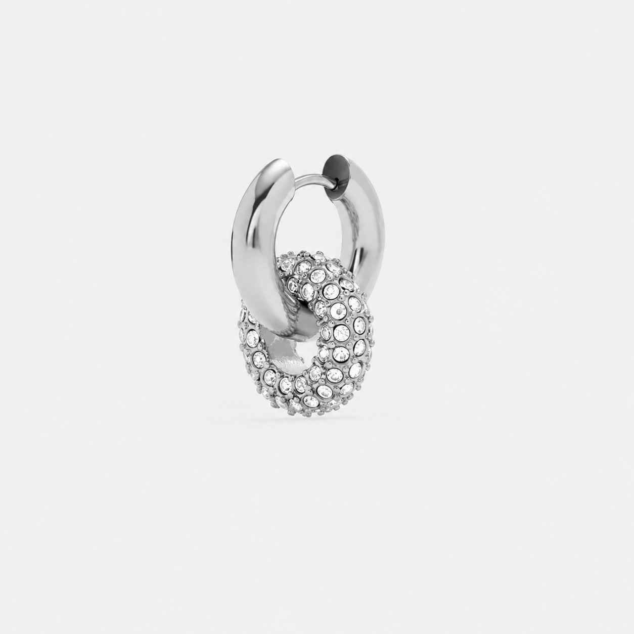 Pavé Link Earrings