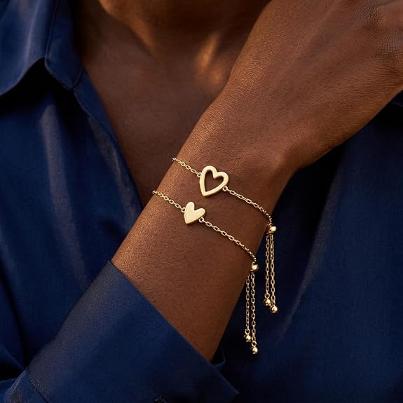 Donata Heart Bracelet Set