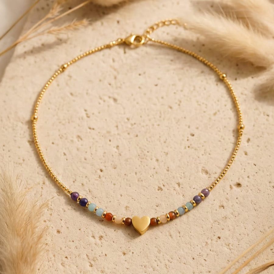 "Path of the Heart" Necklace - 7 Chakras