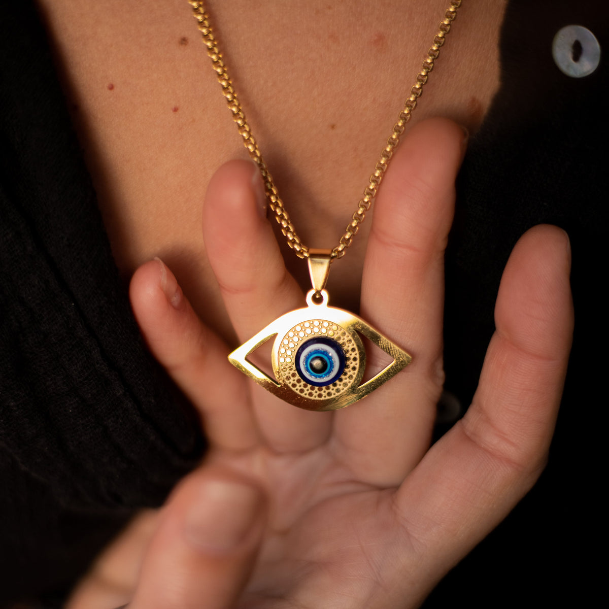 Blue Eye Pendant - Symbolic Protection from the Evil Eye