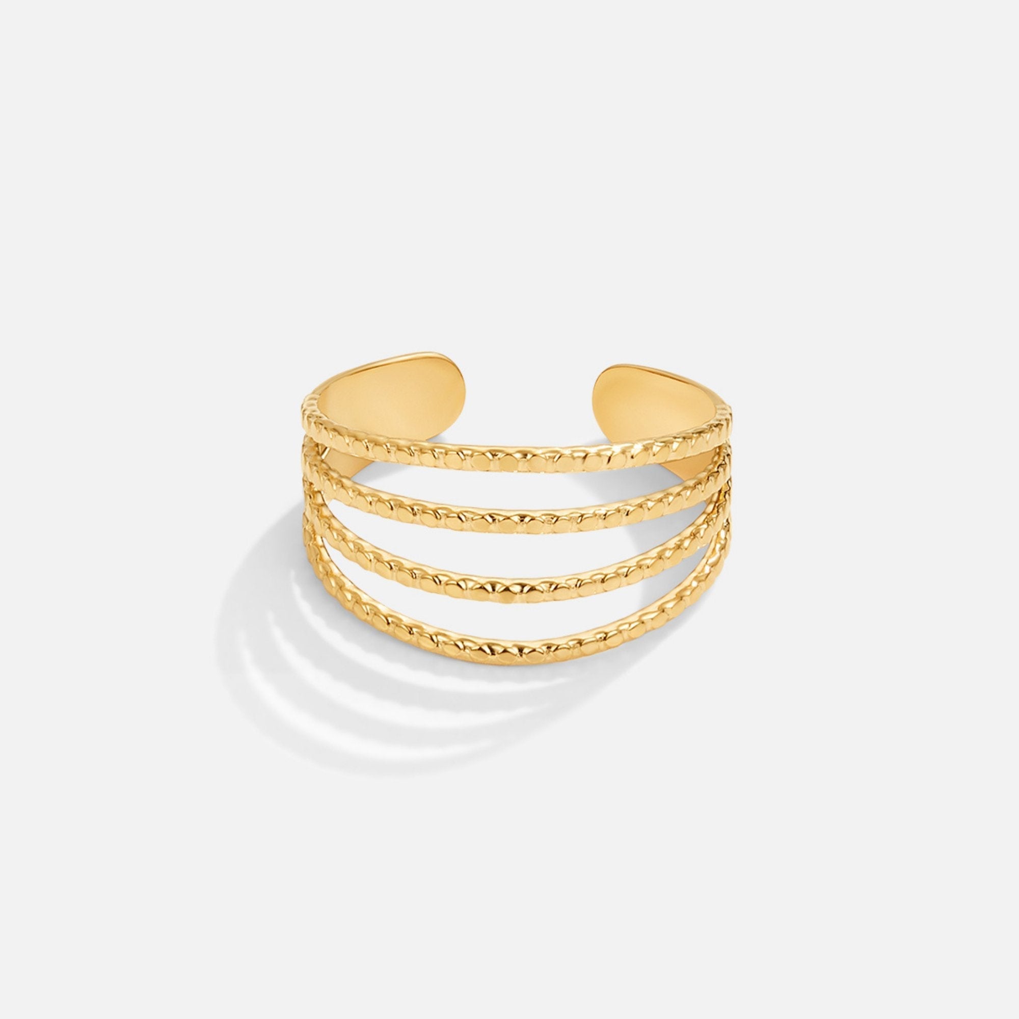 Filomena Stacked Wire Ring