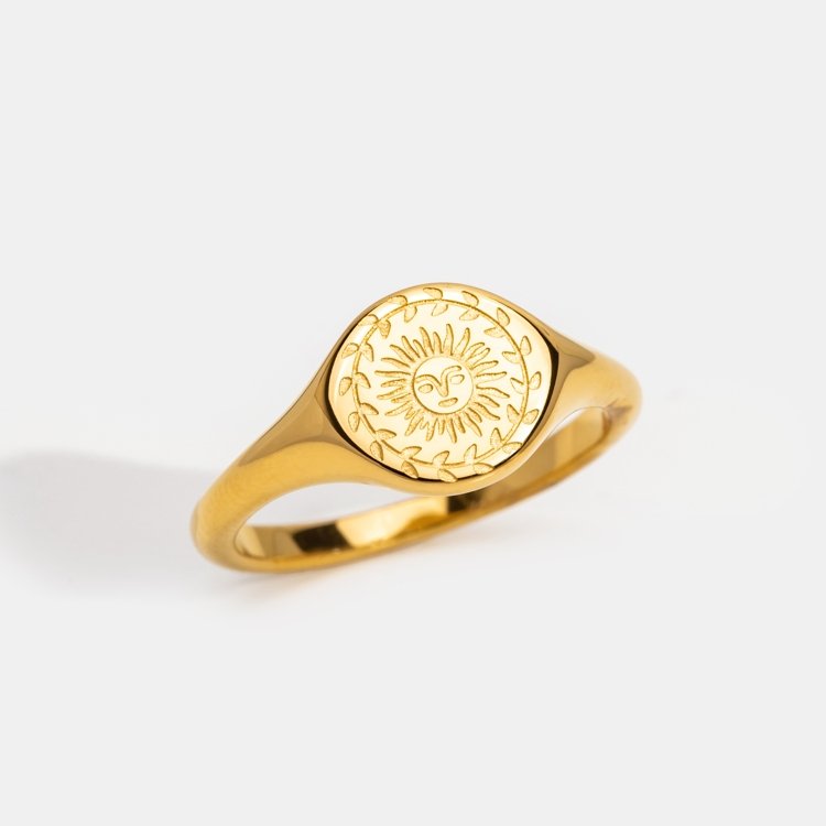 Domenica Sun Signet Ring
