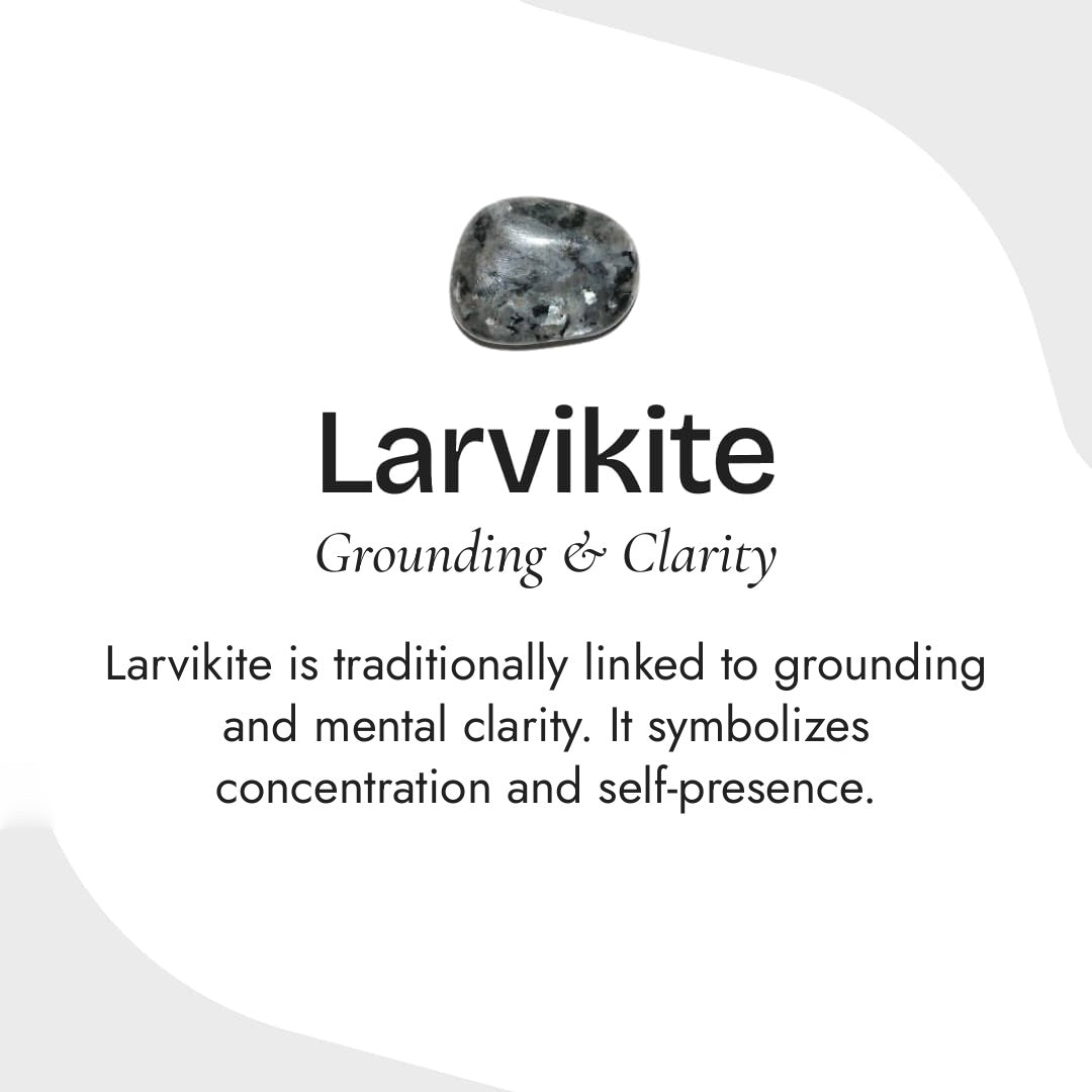 "Inner Strength" Bracelet in Larvikite