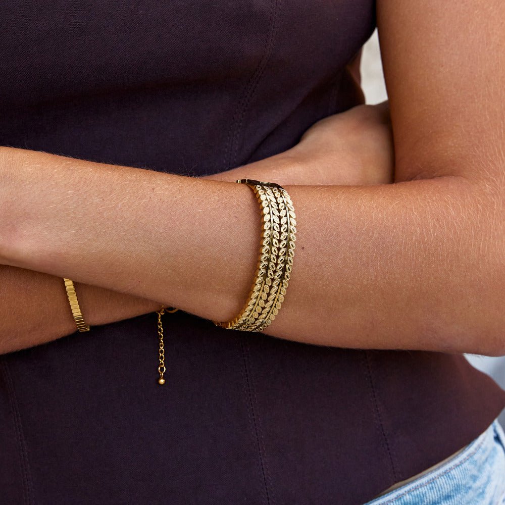 Laura Leaf Bangle