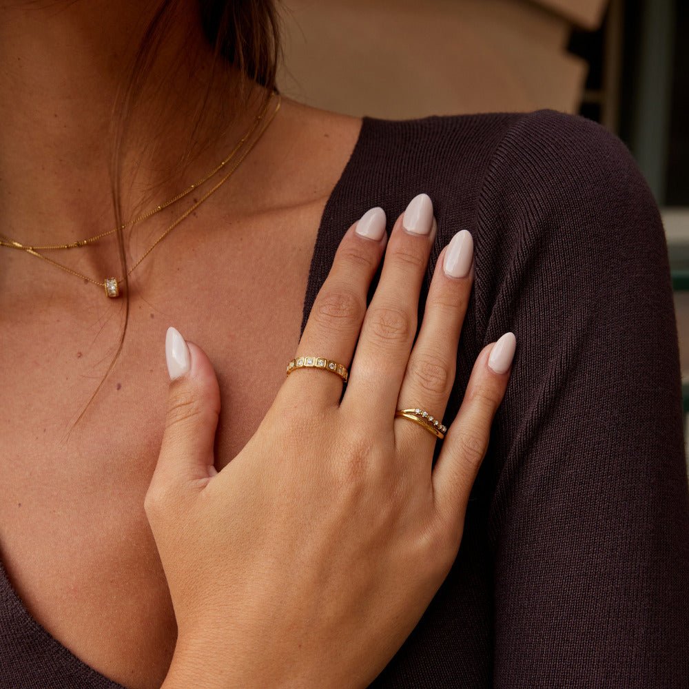 Eugenia Crystal Band Ring
