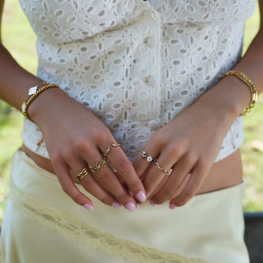 Mimosa Wildflower Ring