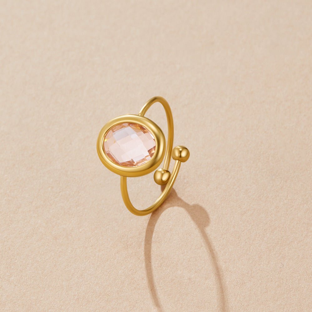 Rosina Rose Crystal Ring