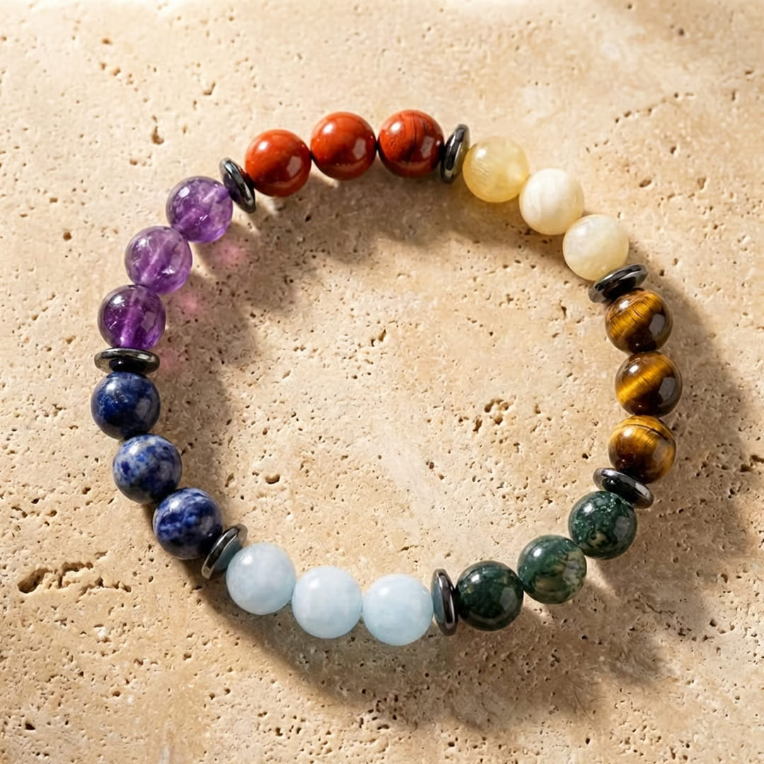 "Harmonization of the 7 Chakras" Bracelet