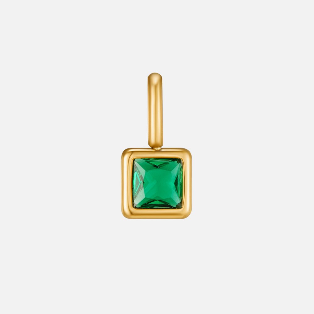 Benedetta Square Birthstone Necklace