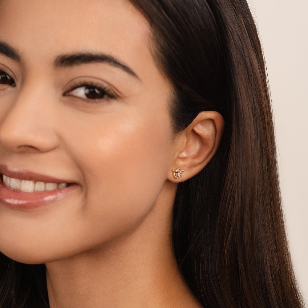 Rosalba Leaf Studs