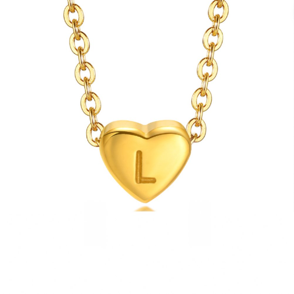 Diletta Heart Initial Bracelet