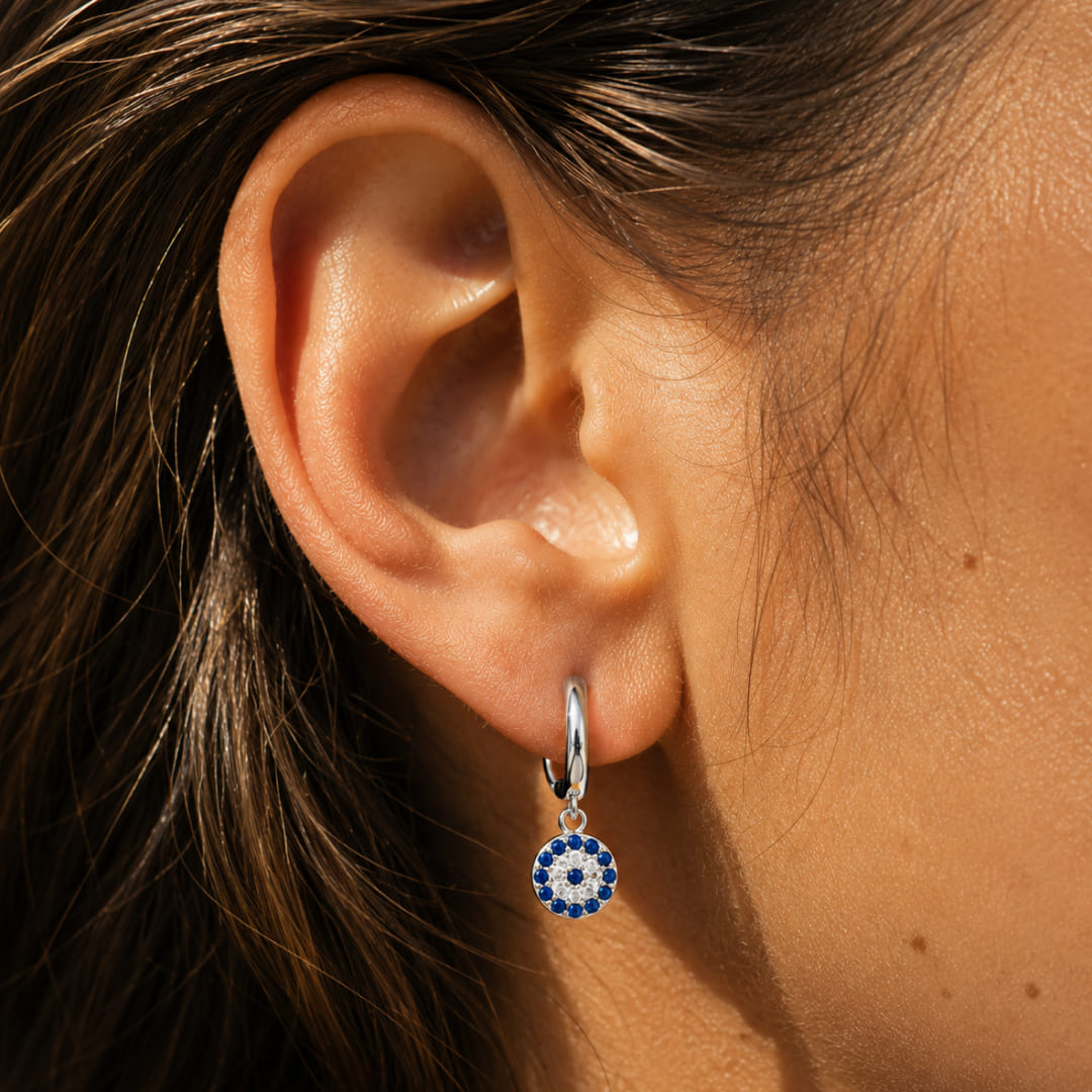 "Blue Eye" Earrings - Traditional Symbol of Protection
