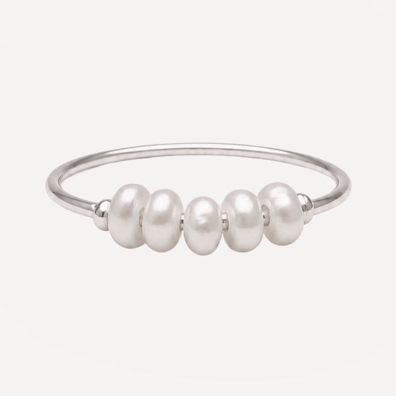 Perlina Pearl Row Ring