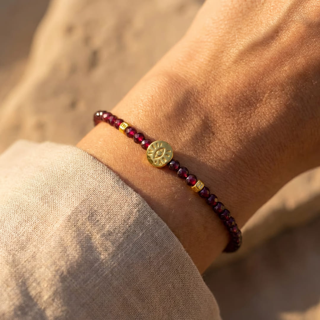 "Protective Bond" Bracelet in Natural Stones