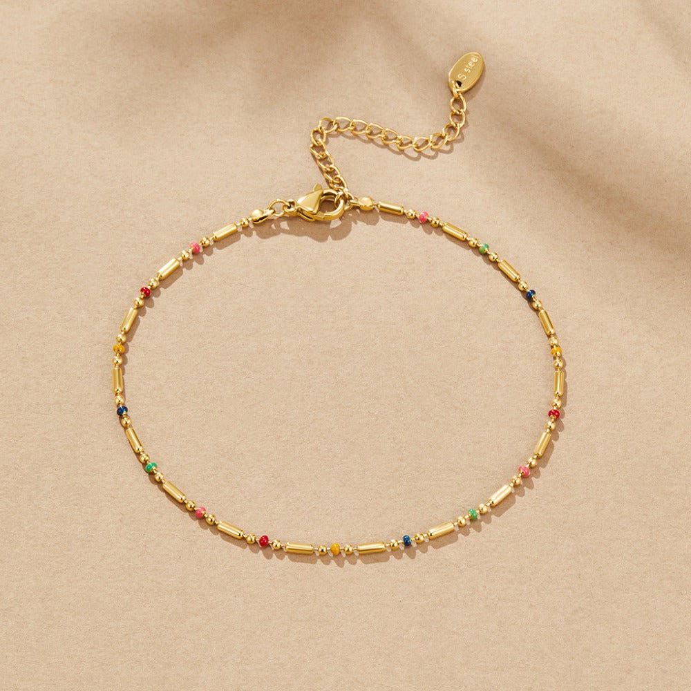 Ambra Bead Anklet