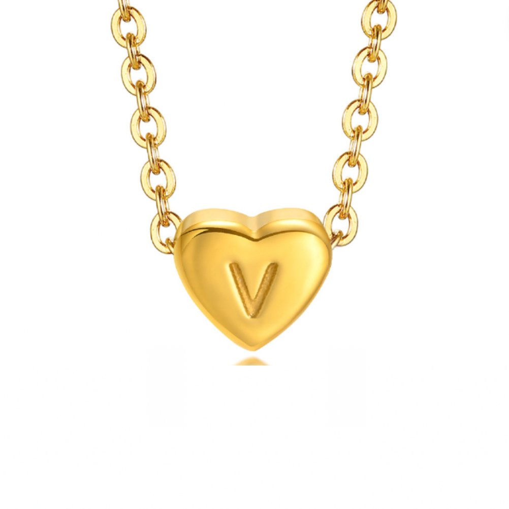 Diletta Heart Initial Bracelet