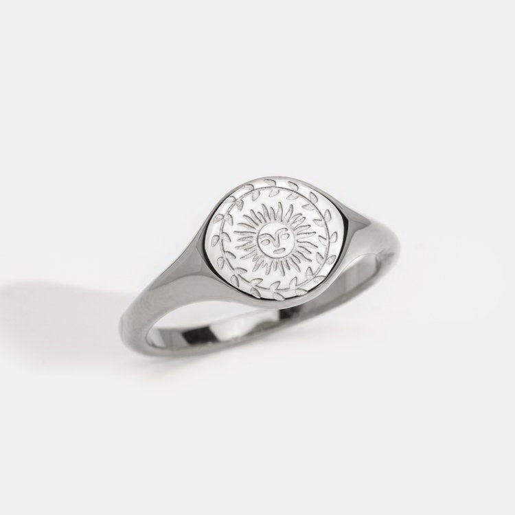 Domenica Sun Signet Ring