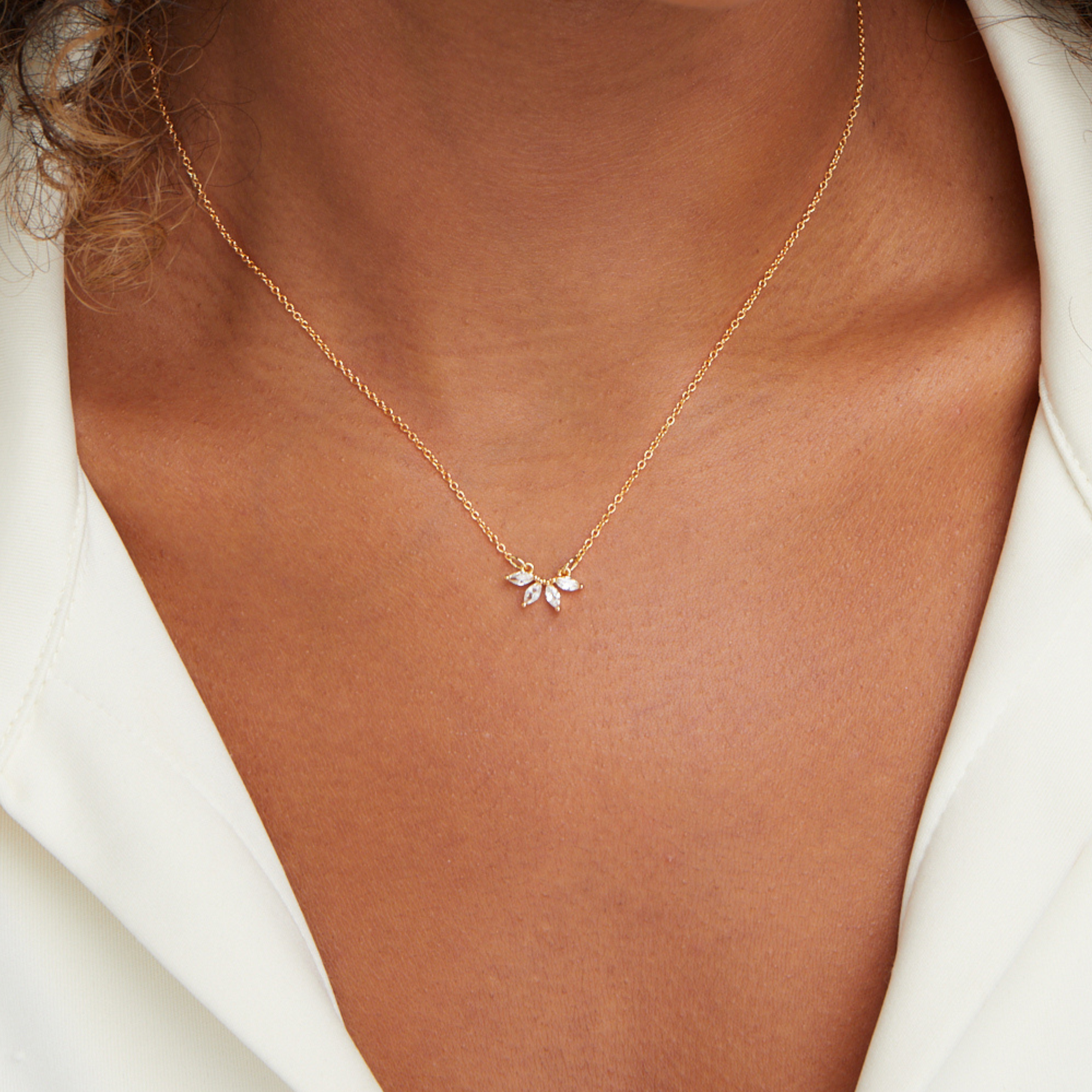 Silvia Leaf Necklace