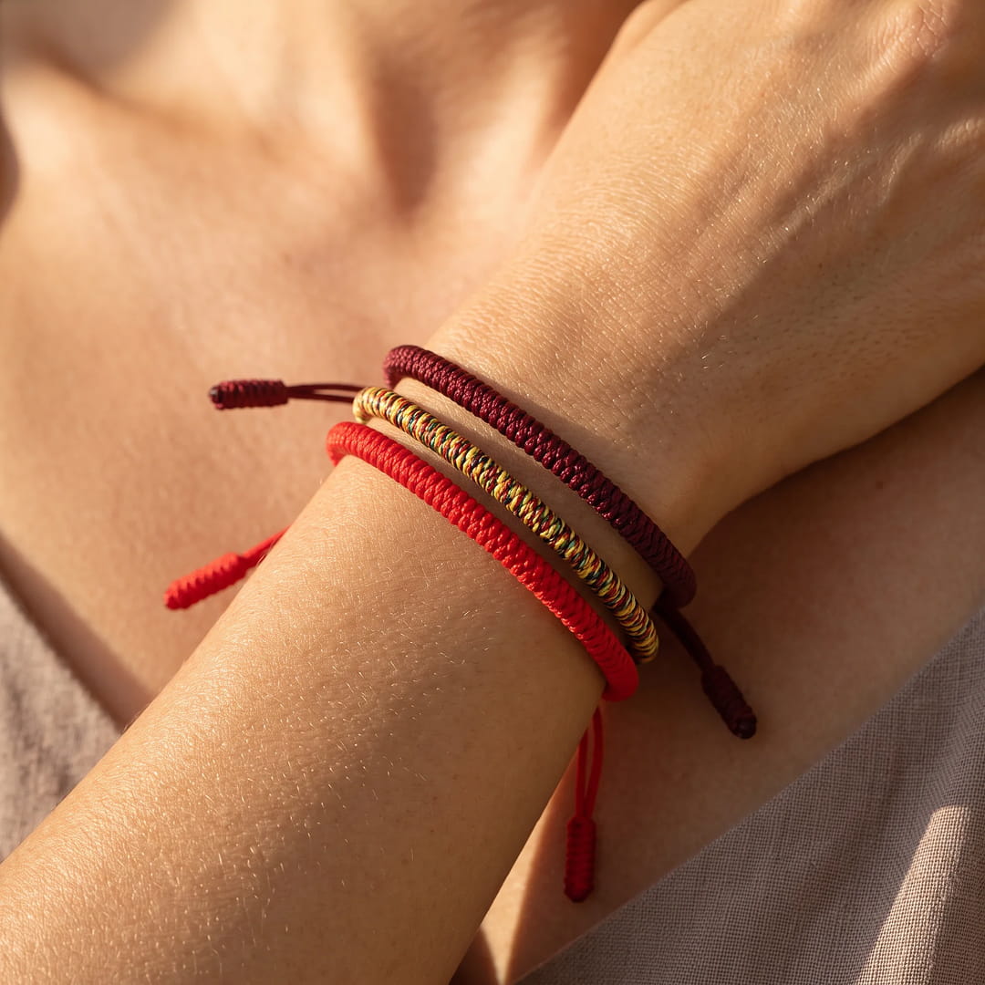 "Lucky Charm" Tibetan Style Bracelet Trio