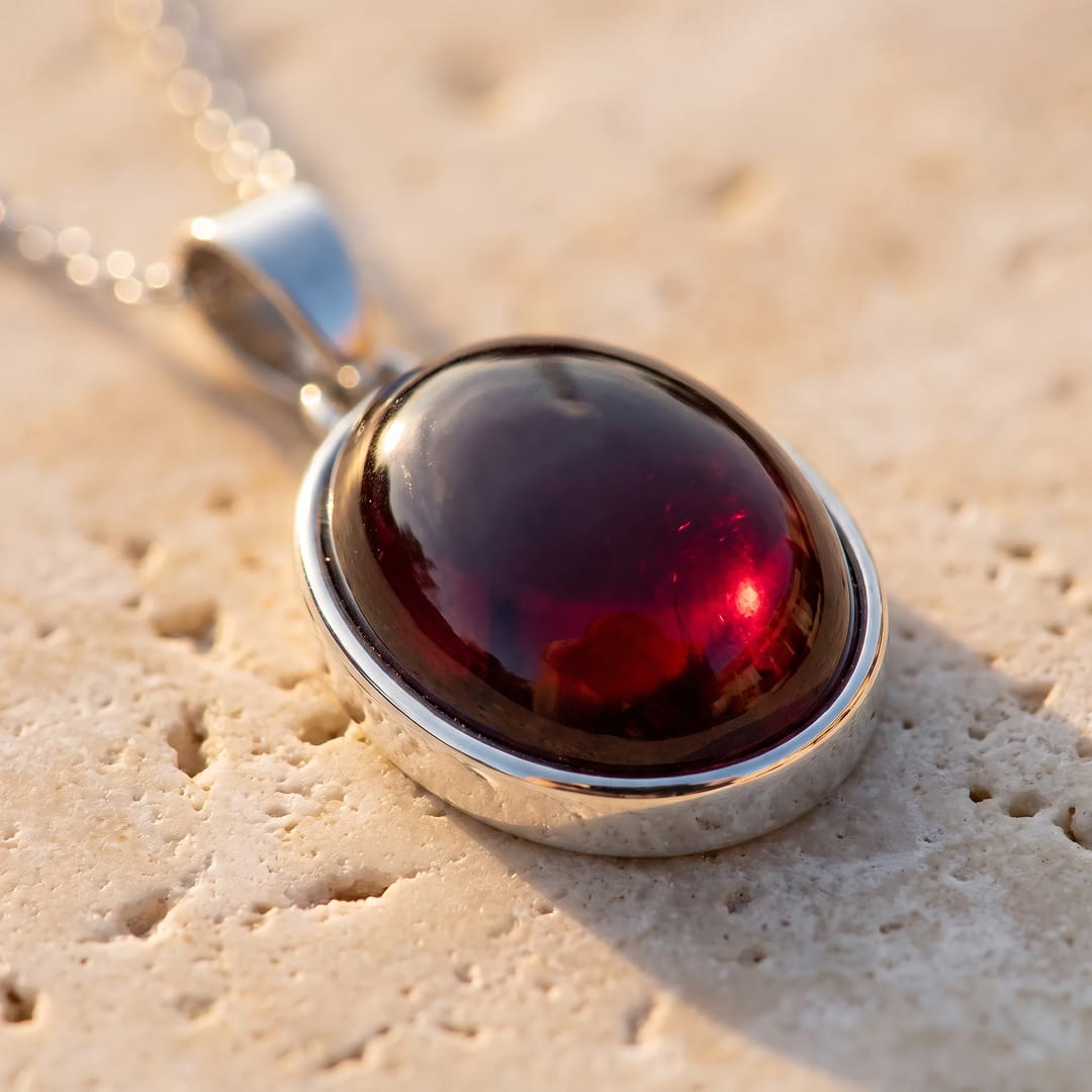 "Heart of Garnet" Pendant
