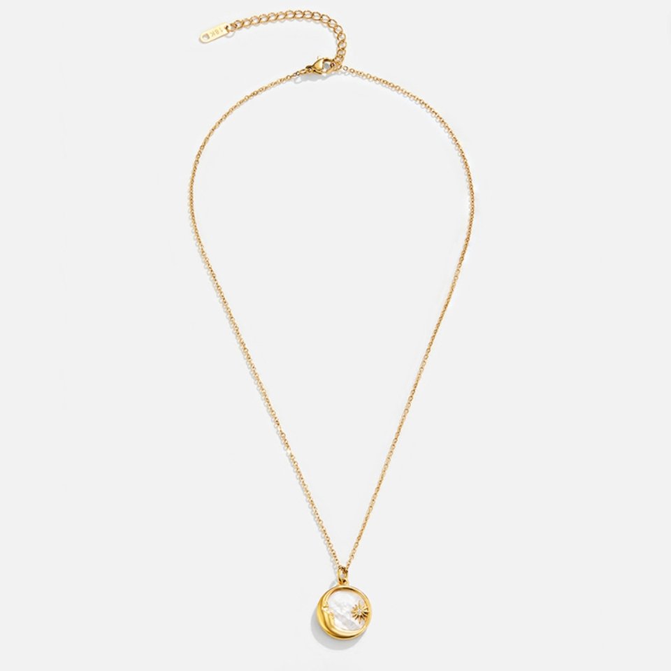 Diana Moon and Star Necklace