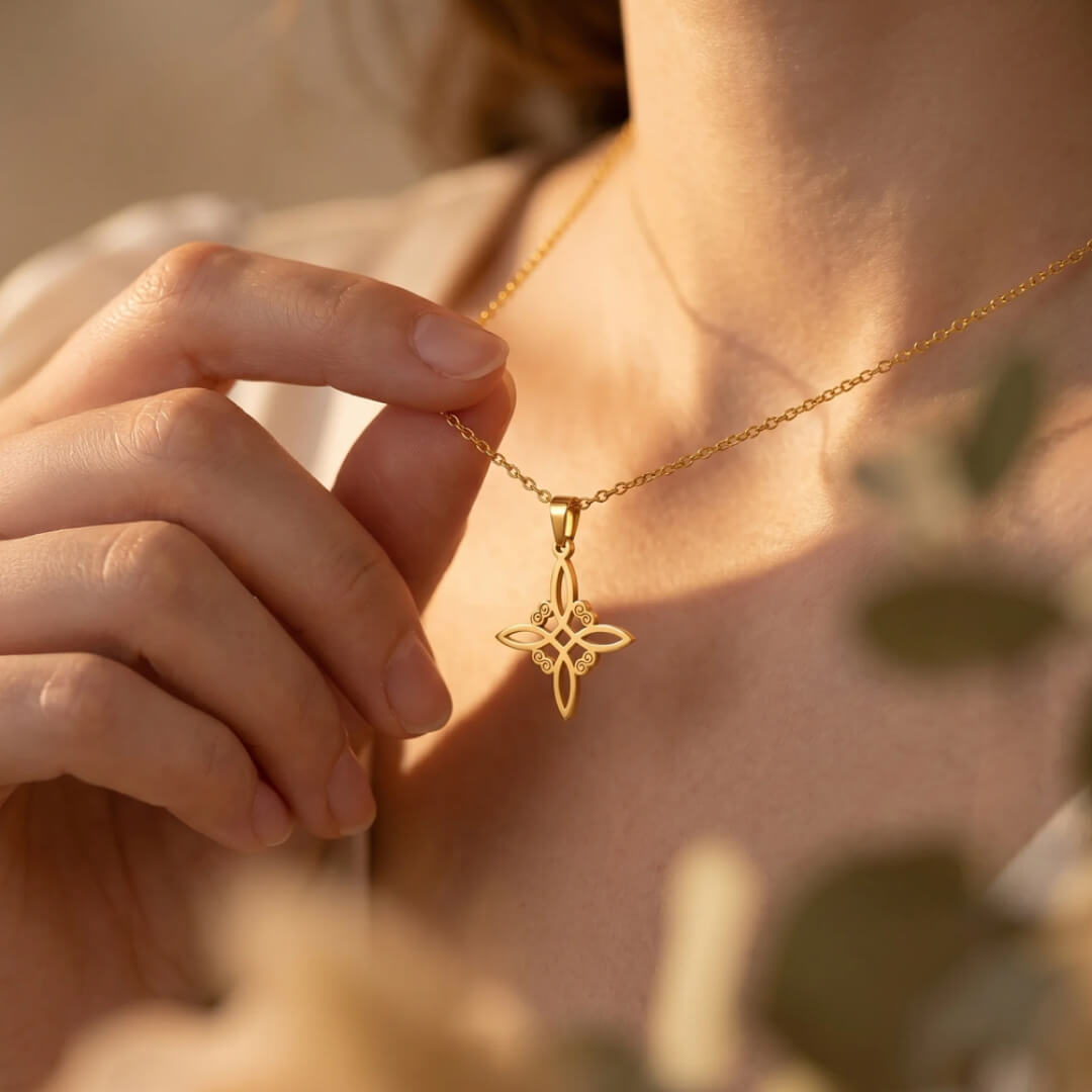 Protection Knot Shield Necklace