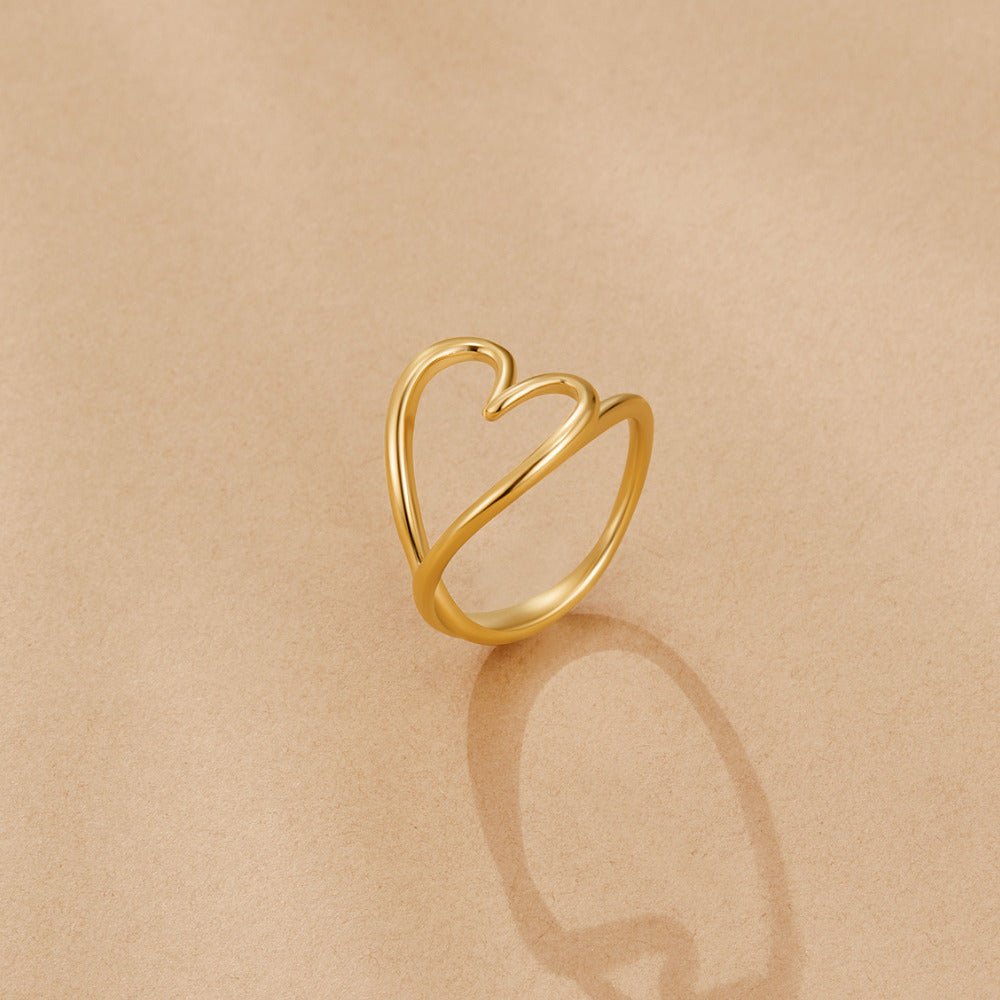 Mia Open Heart Ring