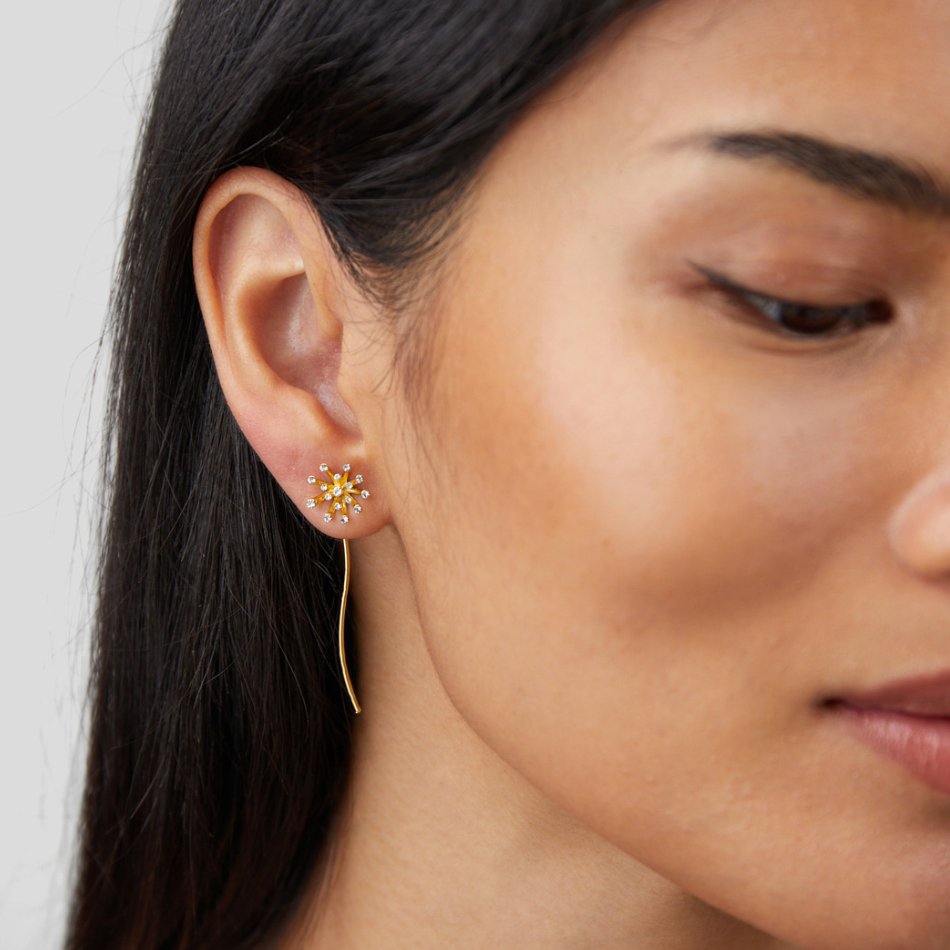 Zefira Dandelion Earrings