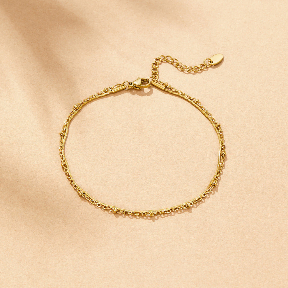 Lavinia Layered Anklet