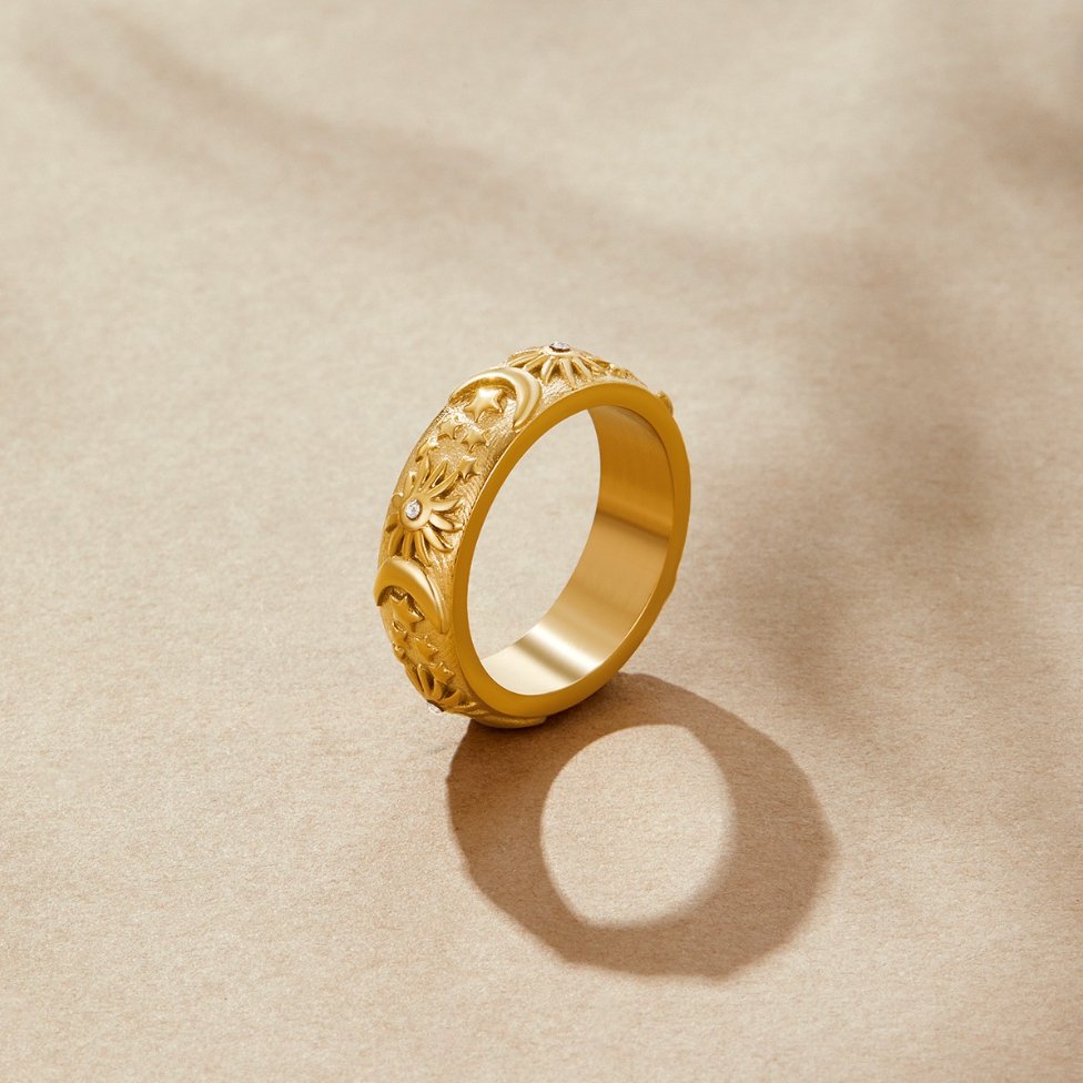 Astra Star Signet Ring