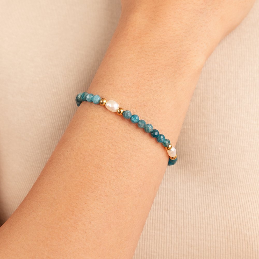 Rina Turquoise Bead Bracelet