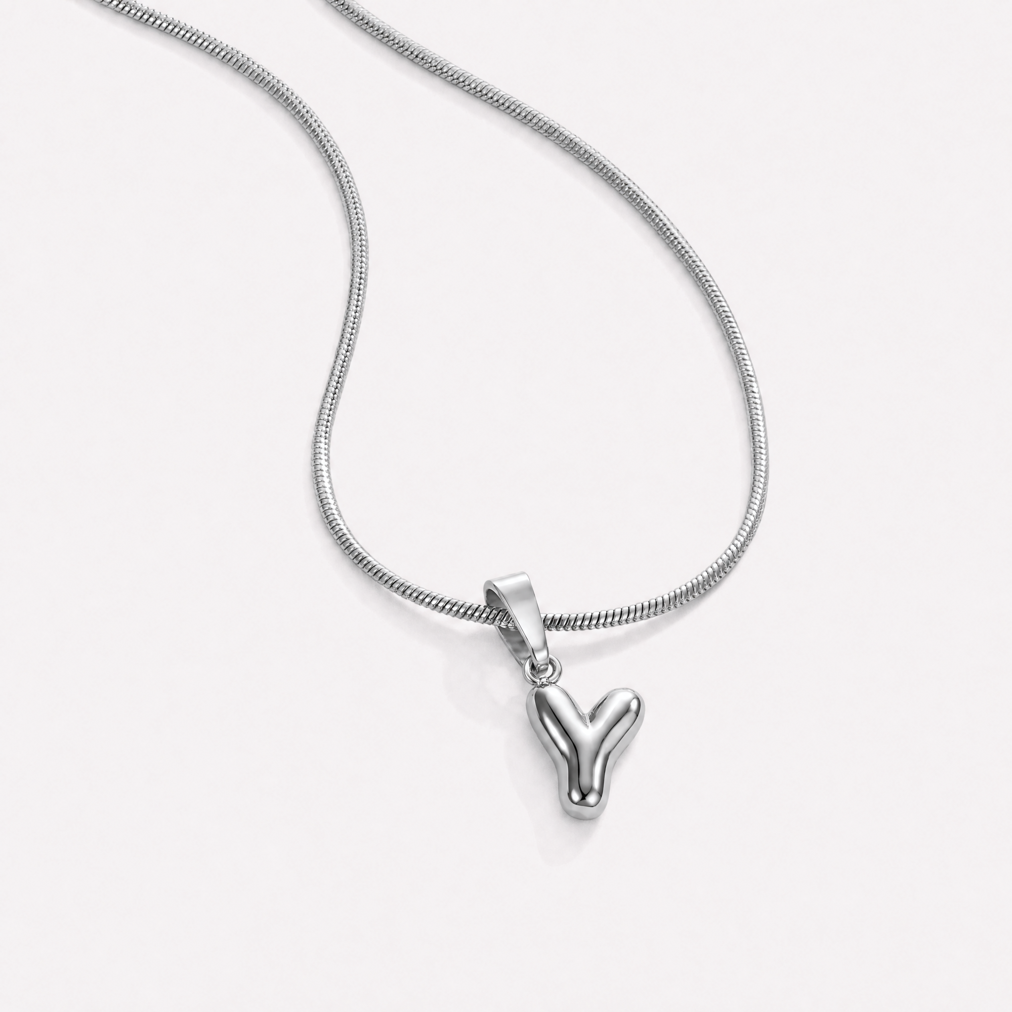 Bettina Bubble Initial Necklace