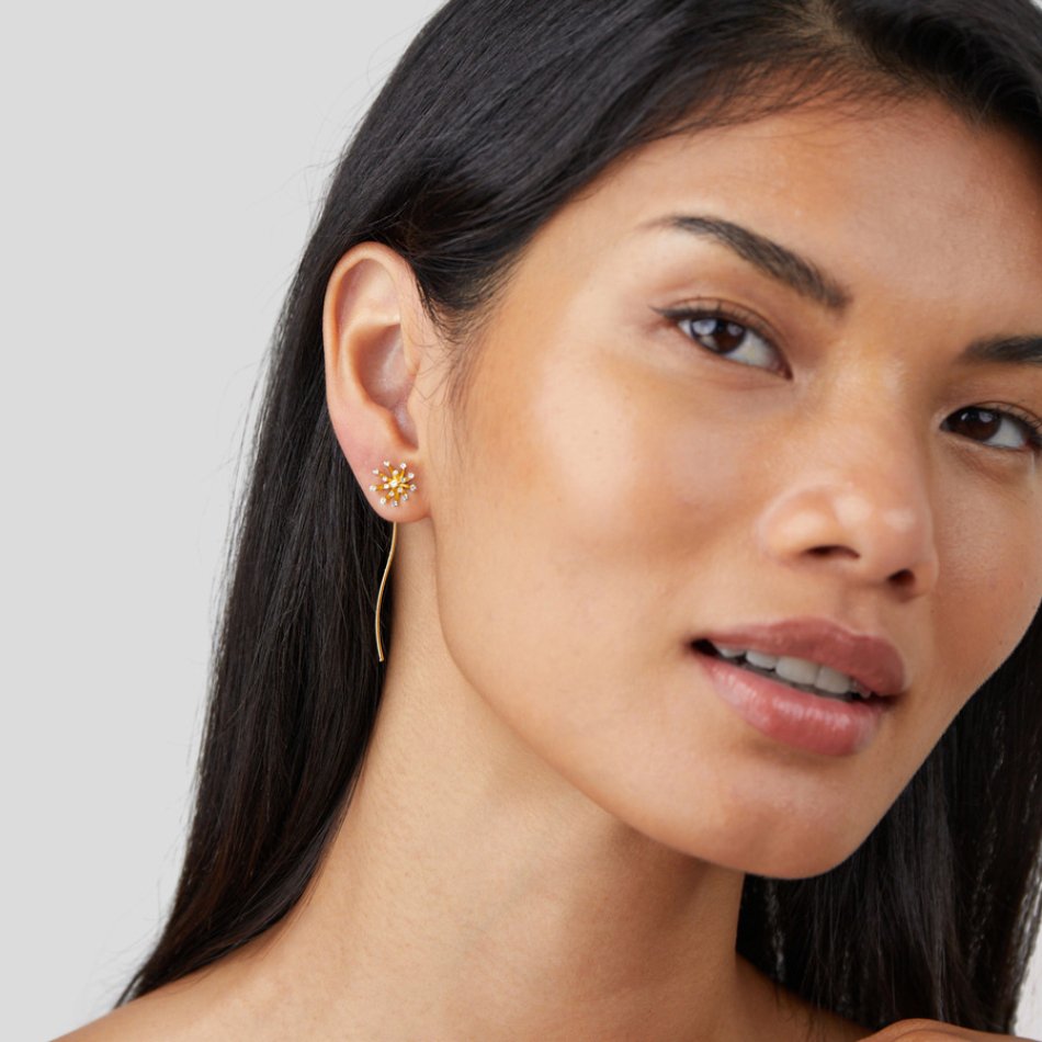 Zefira Dandelion Earrings