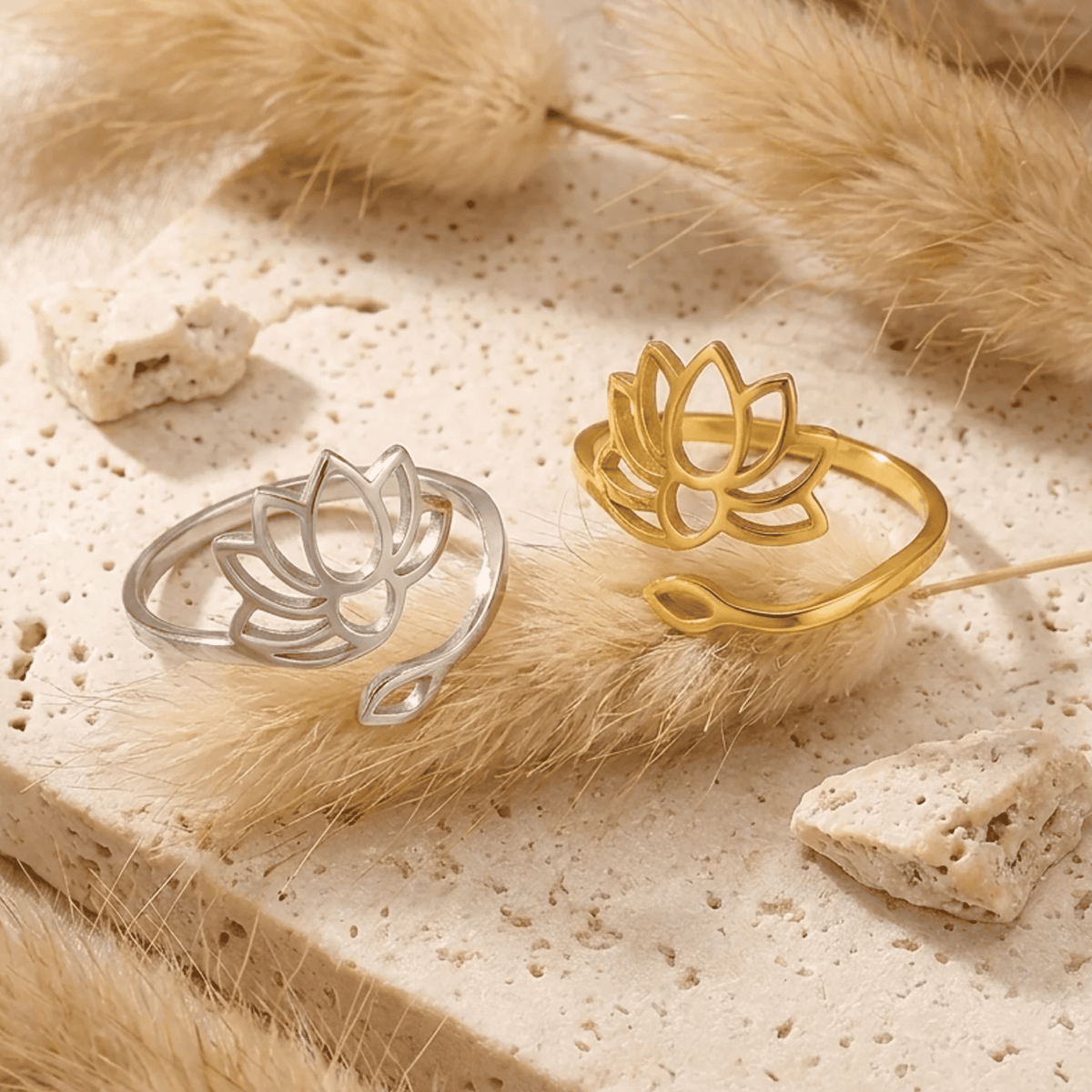 Lotus Adjustable Ring