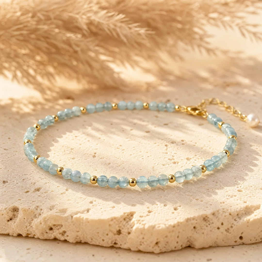"Birth Month" Bracelet in Natural Stone