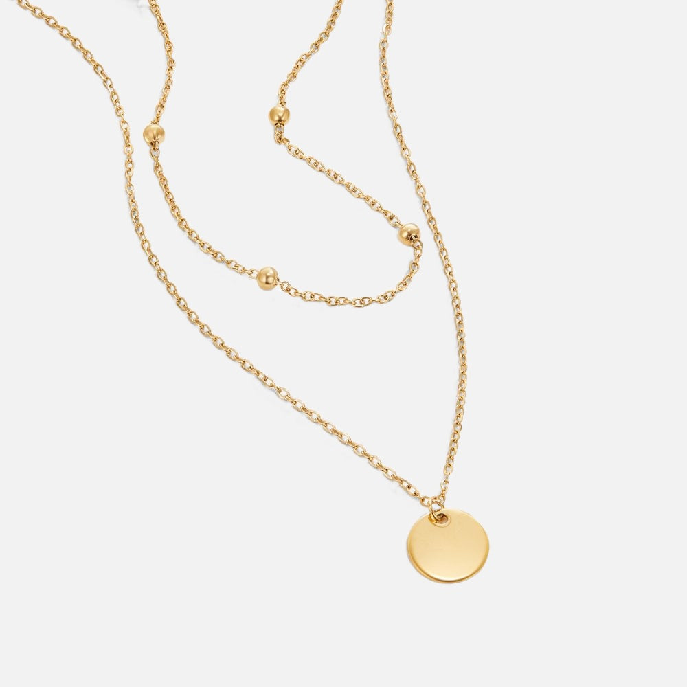 Serena Disc Necklace