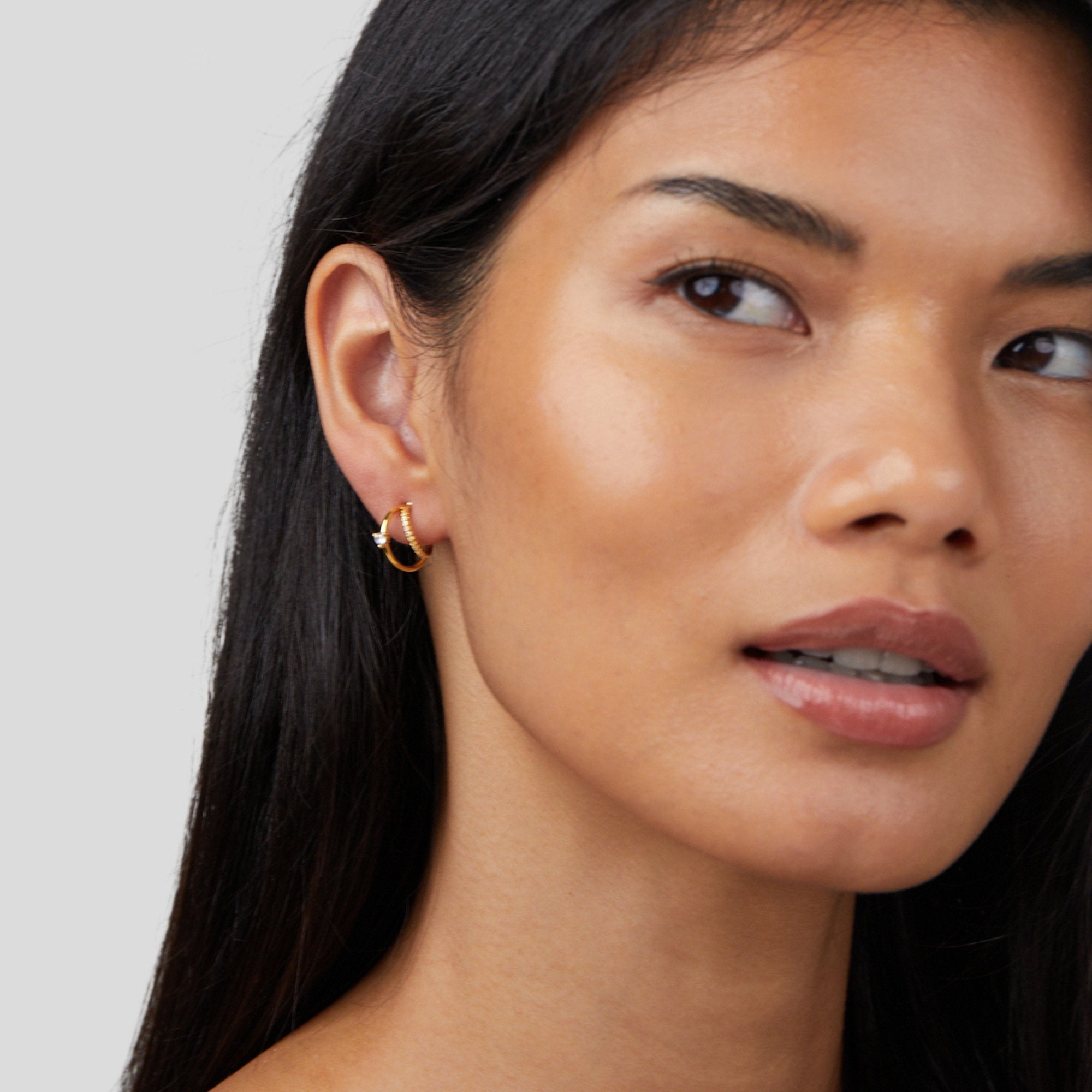 Flavia Charm Hoops