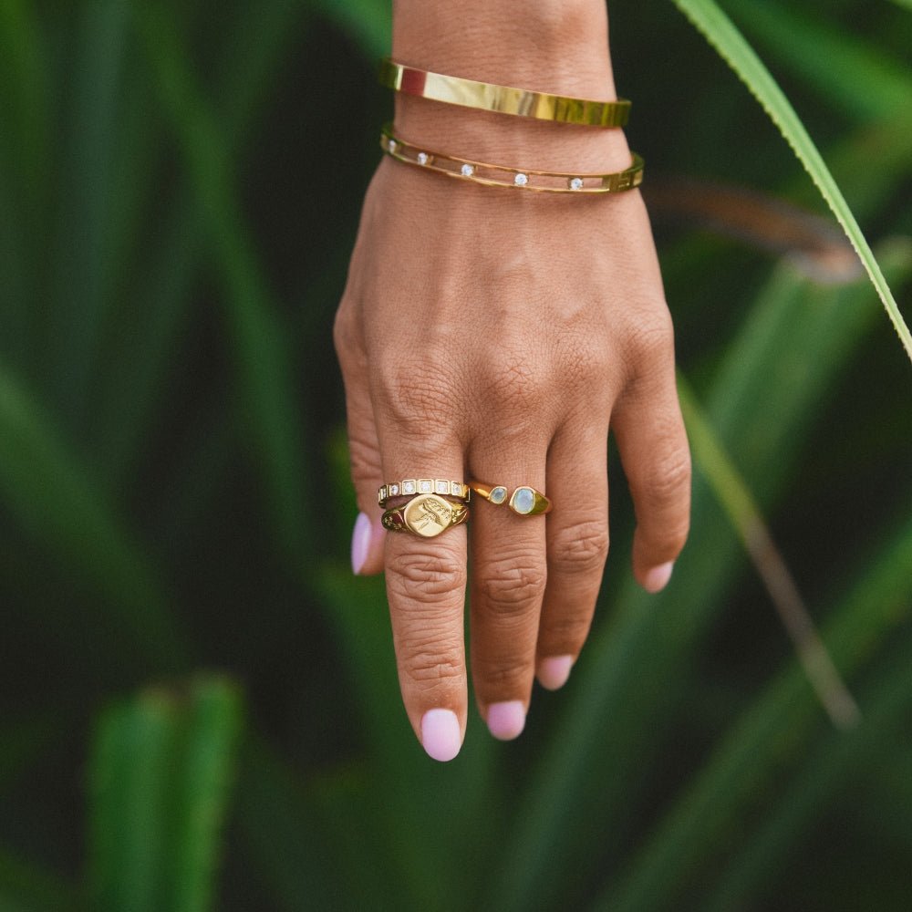 Odette Hummingbird Signet Ring