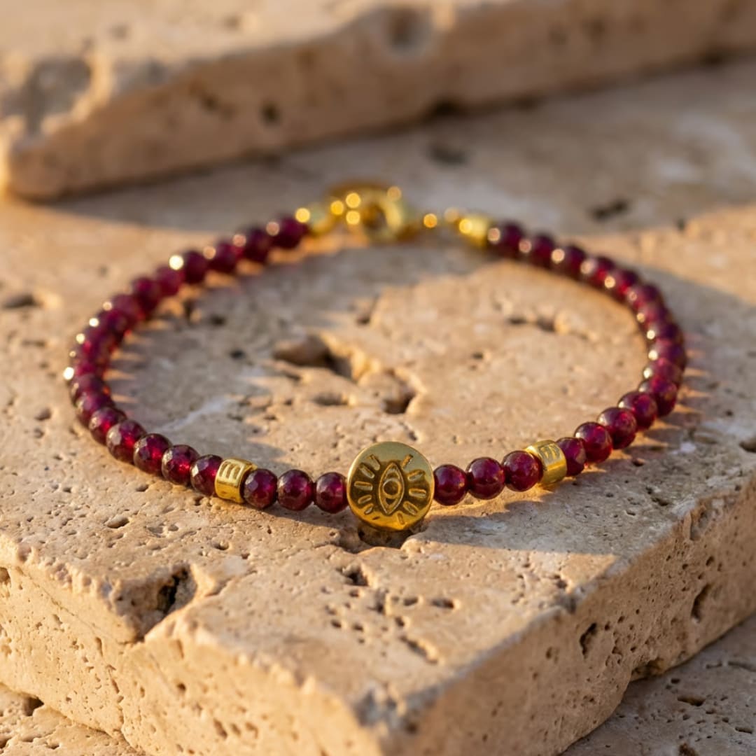 "Protective Bond" Bracelet in Natural Stones