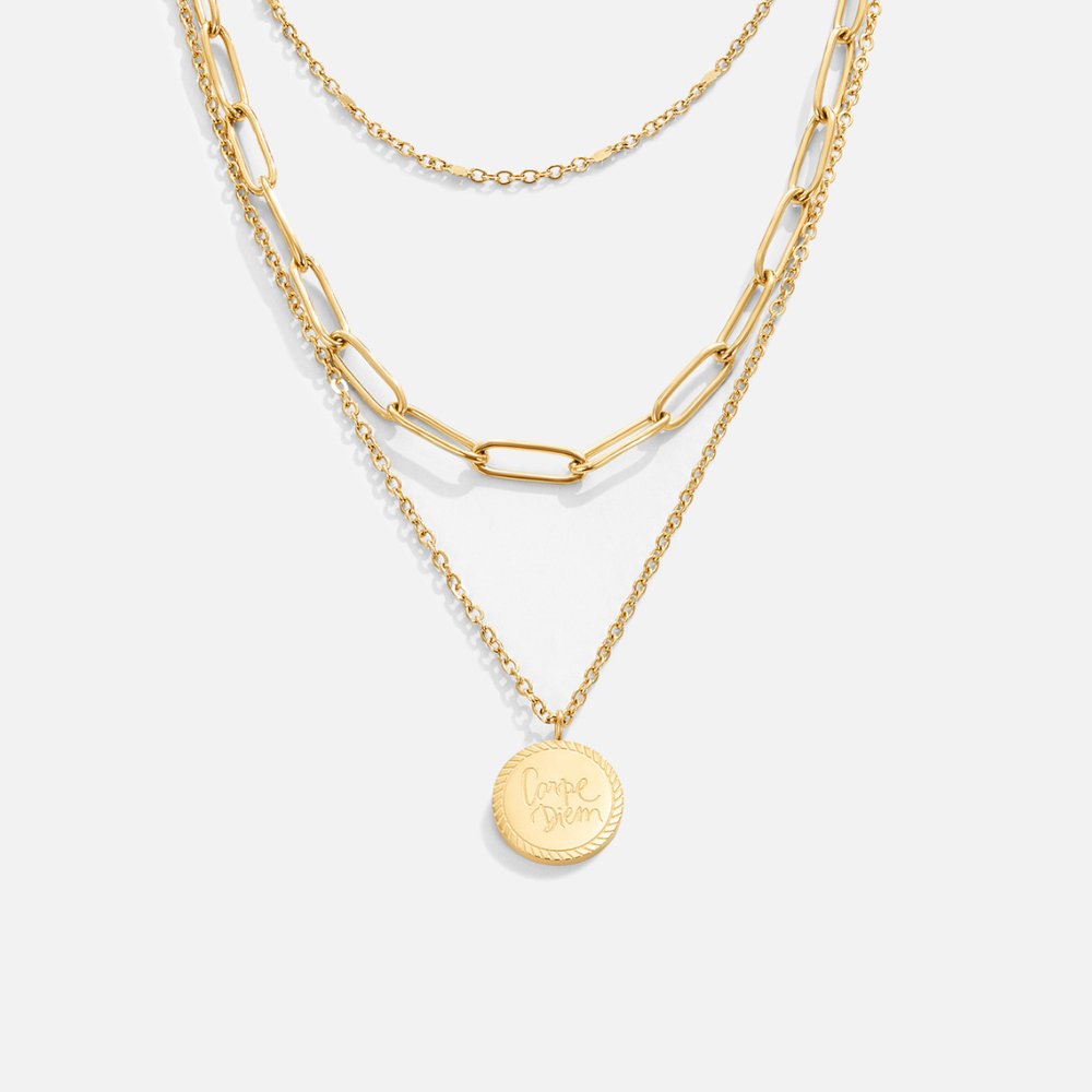 Loredana Layered Coin Necklace