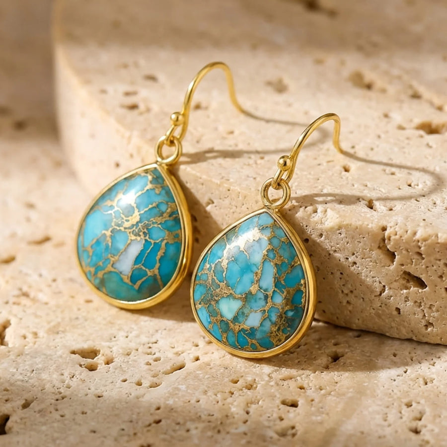 "Azure Sparkle" Earrings