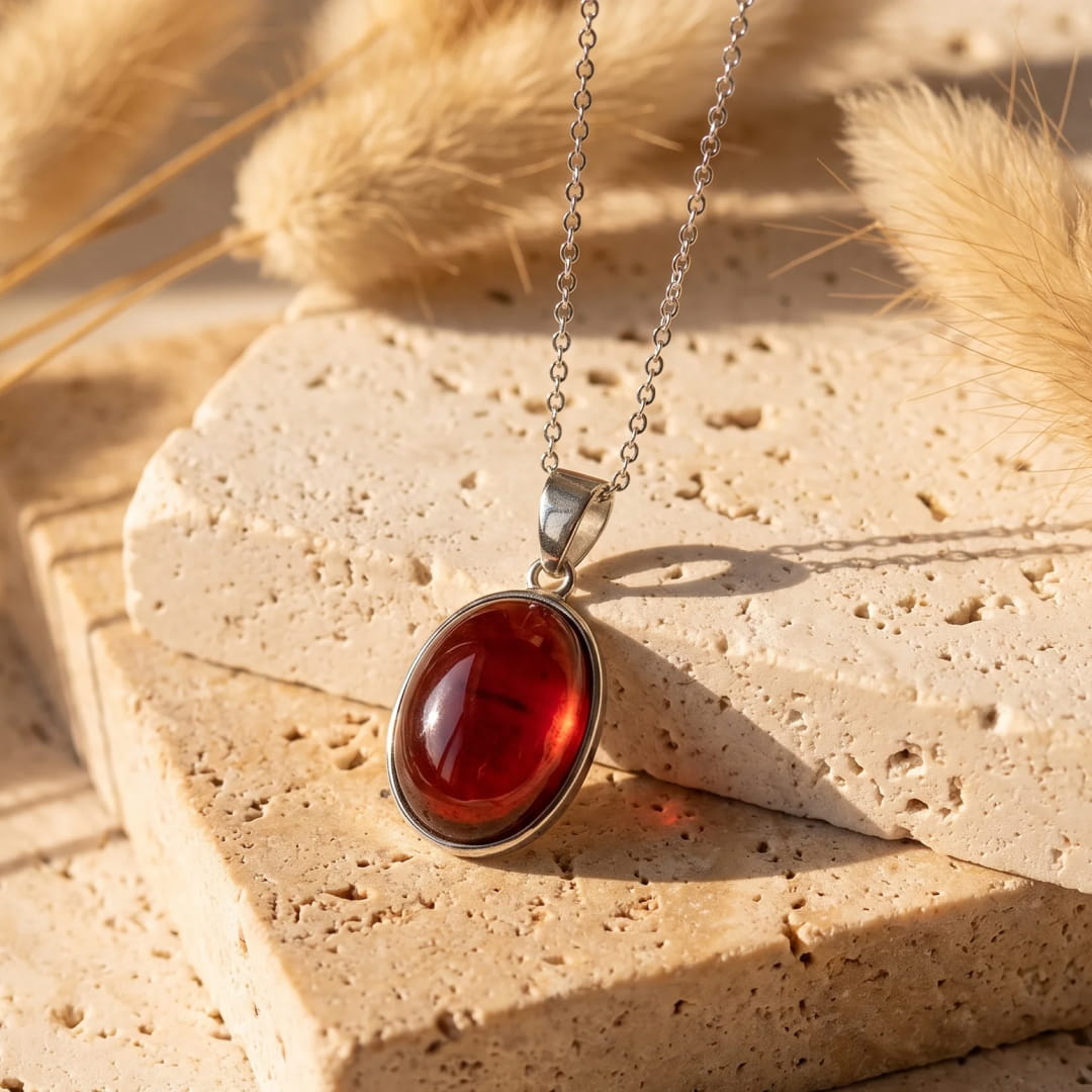 "Heart of Garnet" Pendant