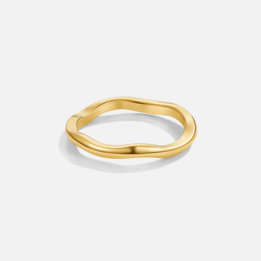 Maristella Thin Wave Ring