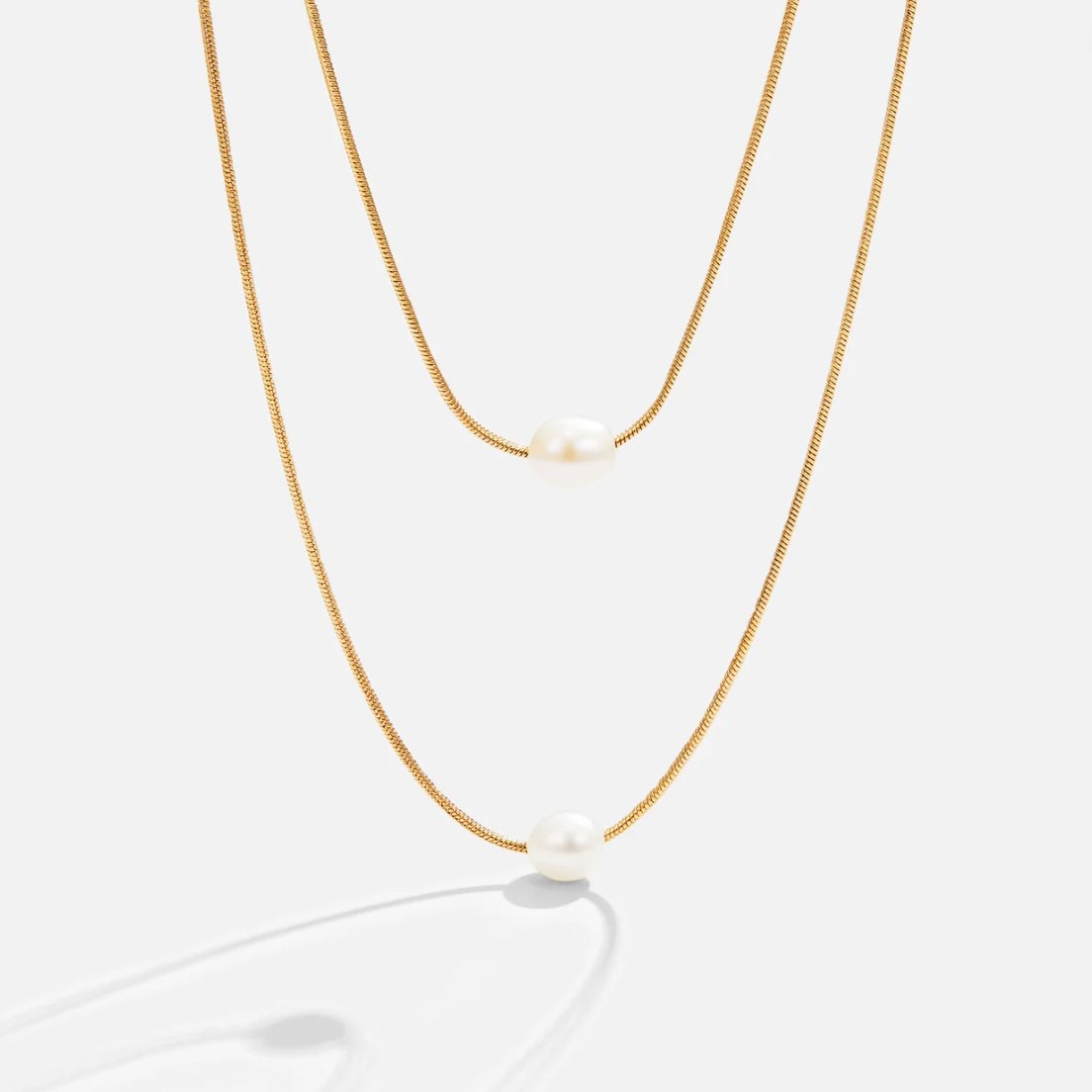 Maddalena Layered Pearl Necklace